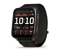 Garmin Venu X1 Black with Slate Titanium Caseback and Black ComfortFit Nylon Band