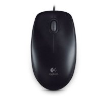 Logitech Mouse B100 Wired, Black