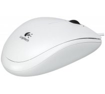 Logitech MOUSE USB OPTICAL B100/WHITE OEM 910-003360