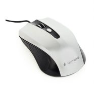 Gembird MOUSE USB OPTICAL BLACK/SILVER/MUS-4B-01-BS