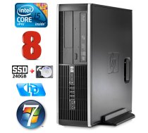 HP 8100 Elite SFF i5-650 8GB 240SSD+2TB DVD WIN7Pro