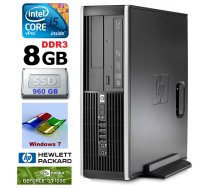 HP 8100 Elite SFF i5-650 8GB 960SSD GT1030 2GB DVD WIN7Pro