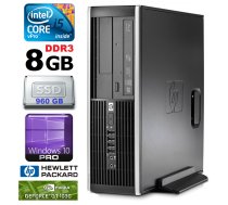 HP 8100 Elite SFF i5-650 8GB 960SSD GT1030 2GB DVD WIN10Pro