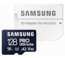 Atmiņas karte Samsung MicroSDXC 128GB PRO Ultimate with Adapter