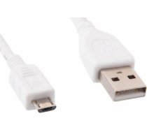 Kabelis Gembird USB Male - MicroUSB Male 0.5m White