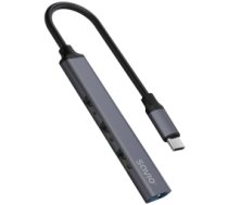 Adapteris Savio USB-C – 3 × USB-A 2.0, 1 × USB-A 3.1 GEN 1 HUB AK-71