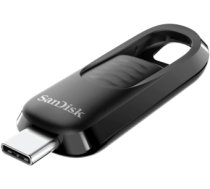 Zibatmiņa SanDisk Ultra Slider USB-C 256GB Black