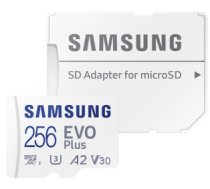 Atmiņas karte Samsung EVO Plus 256GB MicroSDXC