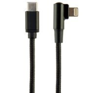 Kabelis Gembird USB Type-C Male - 8-pin Male 0.2 m Black