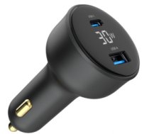 Auto lādētājs Gembird 2-port USB Car Fast Charger 30W Black