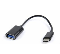 Gembird OTG USB Type C Male - USB Female 0.2m Black