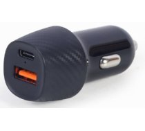 Gembird 2-port USB Car Fast Charger 18 W Black