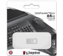 Zibatmiņa Kingston DataTraveler Micro 64GB Ultra-small