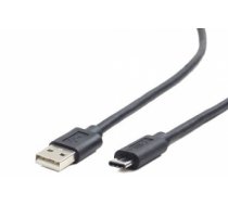 Kabelis Gembird USB Male - Type C Male 1.8m Black