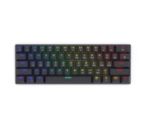 Klaviatūra Savio 60% Mechanical keyboard BLACKOUT BLUE Outemu