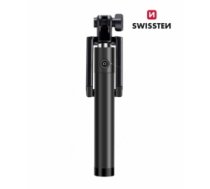 Swissten Wired Selfie Stick Black