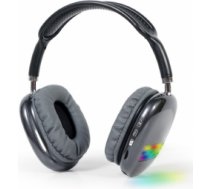 Austiņas Gembird Bluetooth Stereo Headset with LED Light Effect Black