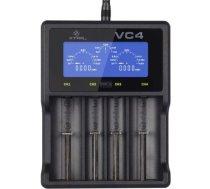 XTAR VC4 LCD Универсальное зарядное устройство с защитой Li-ion/Ni-MH, USB, 4,2V