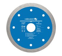 Griešanas disks flīzēm 125 x 1,2 x 22,2 mm HOEGERT