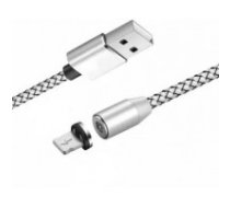 USB kabelis Magnetic Lightning magnetic 1.0m white