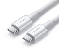 USB kabelis Ugreen US300 USB-C to USB-C 5A 100W 1.0m white
