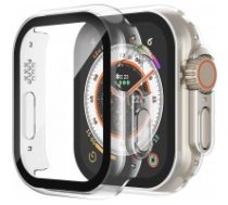 Stikla ekrāna aizsargs maciņš 360 degree cover Apple Watch 40mm caurspīdīgs