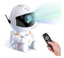 LED 3D galaxy un star projector Reach Mini Astronaut, white