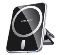 Auto lādētājs-turētājs Borofone BH43 Xperience Magsafe 15W magnetic,black