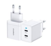 Lādētājs Choetech Q5006 2xUSB-C PD40W white