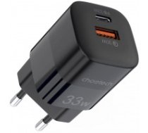 Lādētājs Choetech PD5006 USB-C/USB-A 33W black