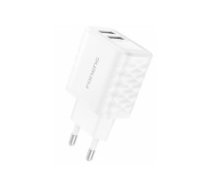 Lādētājs Foneng EU53 2.4A 2xUSB-A white