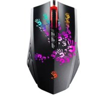 A4tech Bloody Blazing A60 spēļu pele | RGB apgaismojums | 6200 DPI | USB | melna