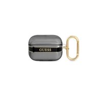 Guess TPU Printed Stripe Case for Airpods Pro Black