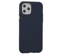 Fusion Solid Case Silikona Aizsargapvalks Priekš Samsung G980 Galaxy S20 Zils