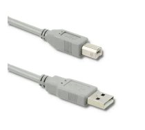 Qoltec USB 2.0 cable A male | B male | 0.19m