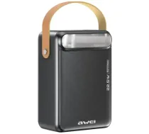 AWEI P102K ārējais akumulators (powerbank) | 80 000 mAh | 22.5W | PD | USB-C, USB-A | melns