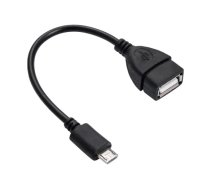 Adapter with cable Akyga AK-AD-09 micro USB B (m) | USB A (f) OTG 15cm