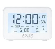Adler AD 1196W Pulkstenis ar modinātāju un termometru