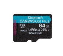 Kingston memory card 64GB microSDXC Canvas Go Plus Gen4 200MB/s A2 U3 V30