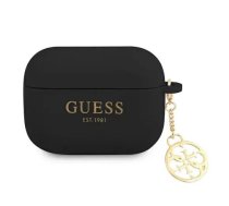 GUAPLSC4EK Guess 4G Charm Silicone Case for Airpods Pro Black