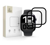 SZKŁO HYBRYDOWE TECH-PROTECT GLASS FLEX+ 2-PACK APPLE WATCH 10 (46 MM) BLACK