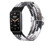 BARIDED STRAP MI BAND 7 PRO/ M7 PRO (13) BLACK AND WHITE
