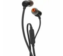 JBL T110 austiņas ar mikrofonu melnas (EU Blister)