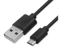 Qoltec USB A male cable | micro USB B male | 1m | BULK