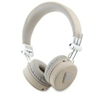 Guess słuchawki nauszne Bluetooth ENC GUBH70PGTSPSE beżowy|beige Grained Classic Round Shape
