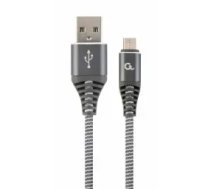 Gembird datu pārraides un uzlādes vads | USB-A uz Micro USB | 2m | pelēks, balts
