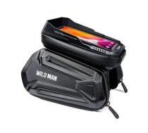 WILDMAN traveling bag for bike frame with zipper 1,2L (4 "- 7") XT6 black