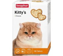 Vitamīnizēta papildbarība - Beaphar KITTY'S Cheese, 180tab.