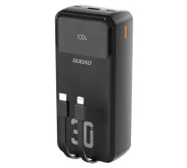 Dudao K15MAX ārējais akumulators (powerbank) | 30 000 mAh | 22.5W | PD | USB-C, USB-A, Lightning, Micro USB | melns