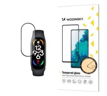 Durable Wozinsky Full Glue Full Screen Tempered Glass with Frame for Xiaomi Mi Band 8 - Black